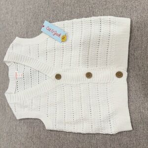 Cat & Jack Cream Textured Sweater